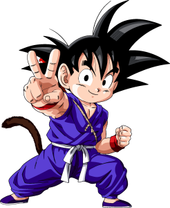 Goku Anime Character PNG Logo Vecto
