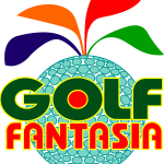 Golf Fantasia Palm Logo Vector