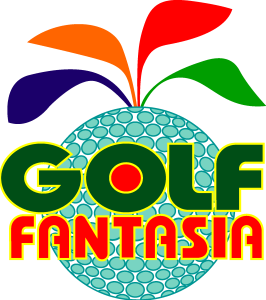 Golf Fantasia Palm Logo Vector