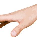 Hand Reaching Out Anime PNG Vector