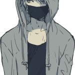 Hoodie Anime Drawing PNG Vector