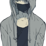 Hoodie Anime Drawings PNG Vector