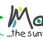 Maldives   The Sunny Side of Life Logo Vector