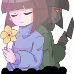 Undertale Anime Character PNG Vector