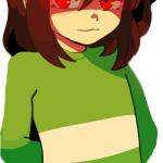 Undertale Chara Anime PNG Logo Vector