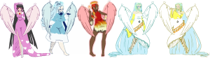 Warrior Angel Anime PNG Logo Vector