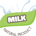 naturel product milk company Logo Vector