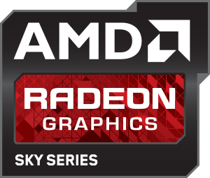 AMD Radeon Graphics Sky Series Logo Vector