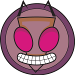 Invader Zim Logo Vector