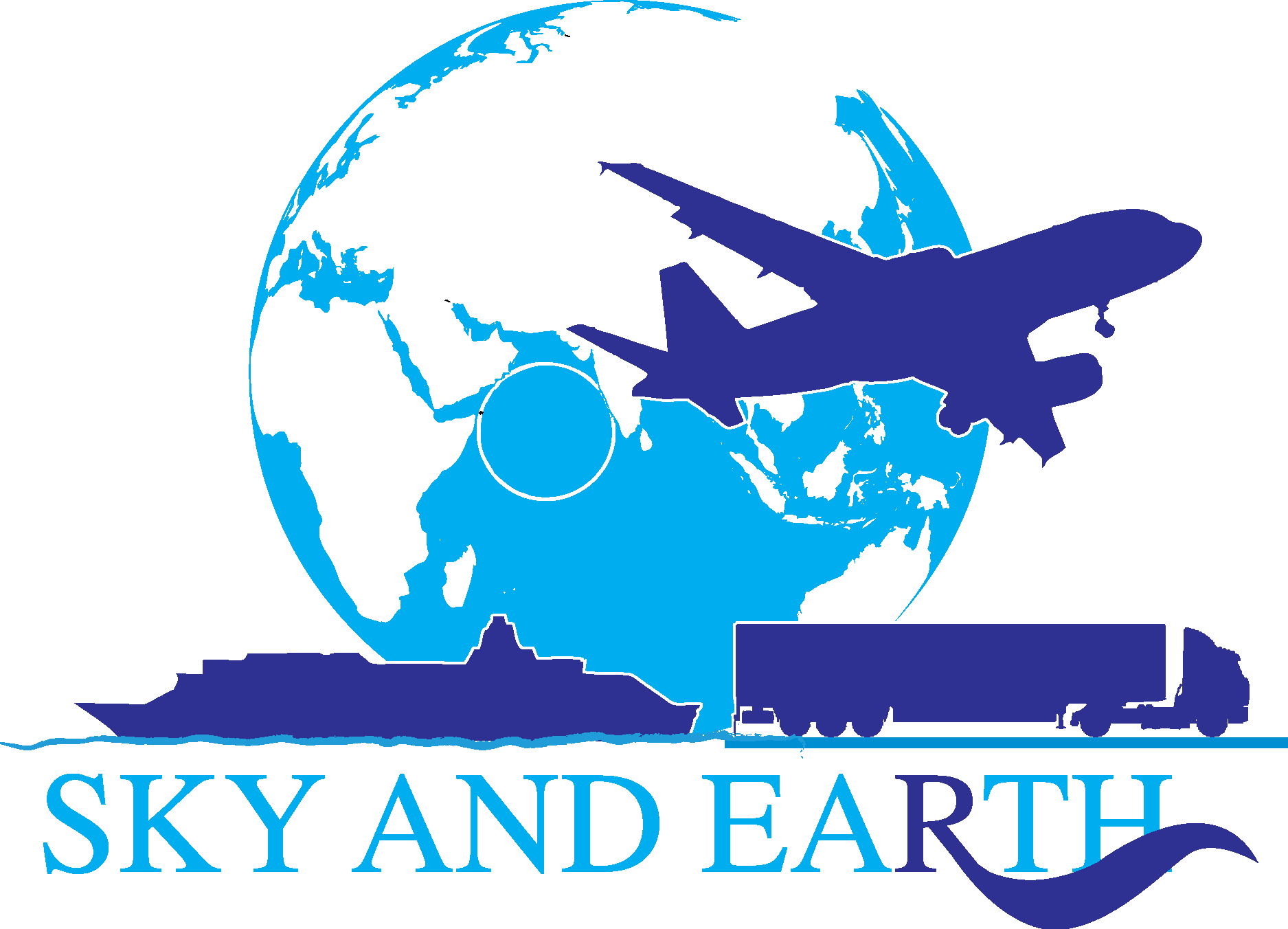 Sky and earth Logo Vector