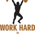 Work Hard Play Hard Logo Vector