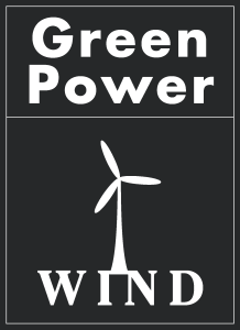 Green Power Wind Logo Vector