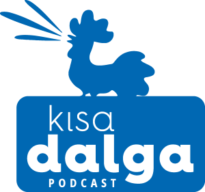 Kısa Dalga Podcast Logo Vector