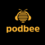 PodBee Media Logo Vector