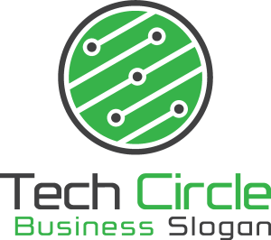 Tech circular Logo Vector