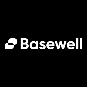 Basewell White Logo Vector