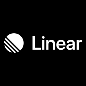 Linear App Wordmark Light Logo Vector