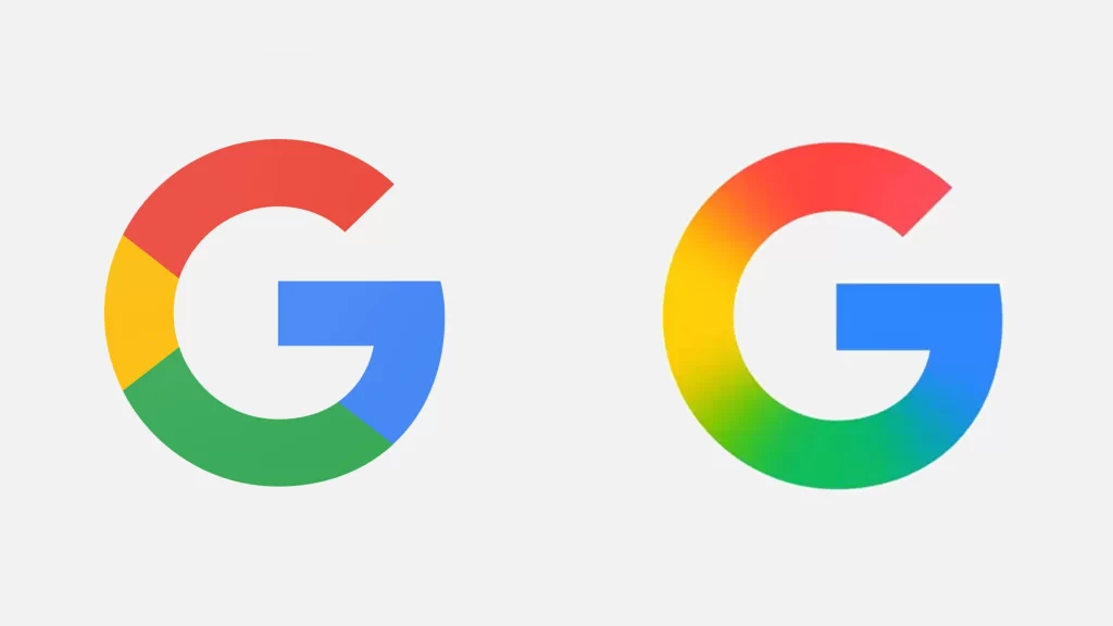 google updated their G logo with gradient colors