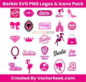 Barbie SVG PNG Logos & Icons Pack