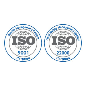 ISO 9001 – ISO 22000 Certified Logo PNG SVG Vector