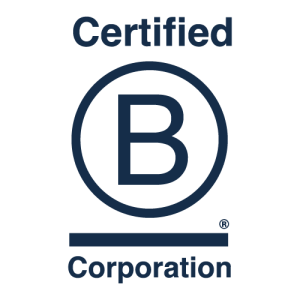 Certified B Corporation Blue Logo PNG SVG Vector 01