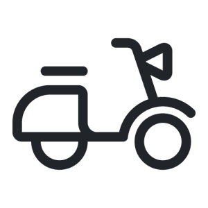 Delivery Scooter icon PNG SVG Vector 01