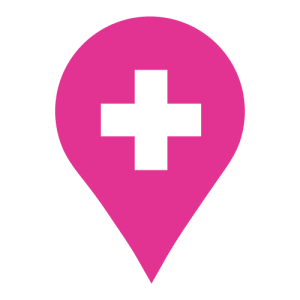 Medical Location Pin icon PNG SVG Vector 01