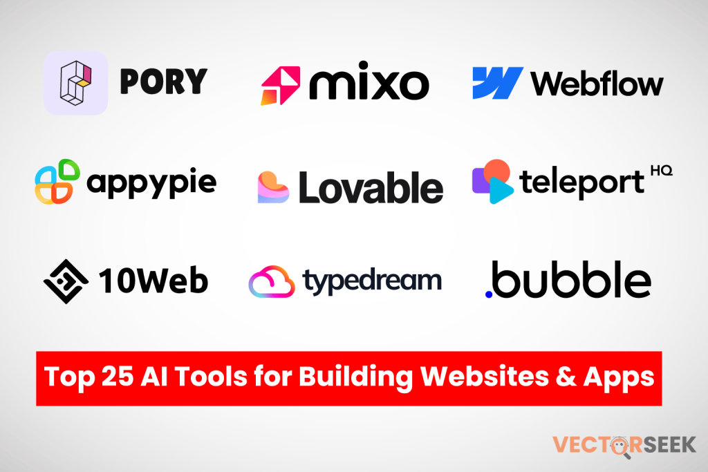 Top 25 AI Tools for Building Websites & Apps 01