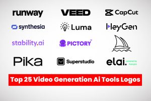 top 25 video generation ai toosl logos