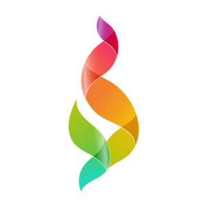 Colorful Abstract Shape Logo ONG SVG Vector