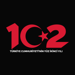 Türkiye Cumhuriyeti'nin 102 Yılı Logo PNG SVG Vector