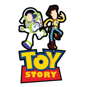 TOY STORY 2 Buzz Lightyear and Woody Vector