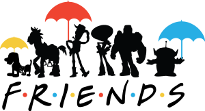 TOY STORY 2 FRIENDS Silhouette