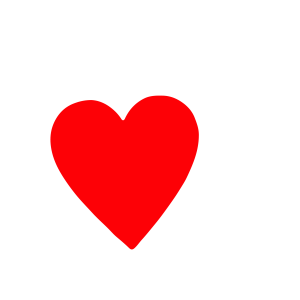 Alice in Wonderland Heart Template