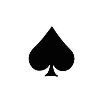 Alice in Wonderland Ace of Spades Template