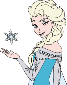 Frozen Elsa 3 Logo Vector