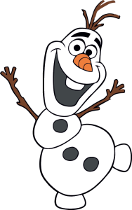 Frozen Olaf Logo Vector