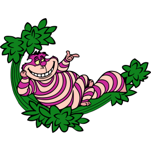 Alice in Wonderland Cheshire Cat Vector 17