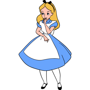 Alice in Wonderland Alice Vector 8