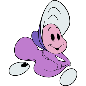 Alice in Wonderland Little Oyster Vector