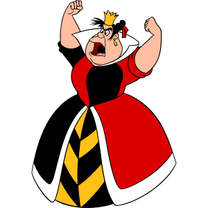 Alice in Wonderland Queen of Hearts Vector 3
