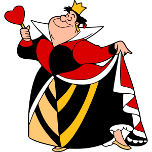 Alice in Wonderland Queen of Hearts Vector 4