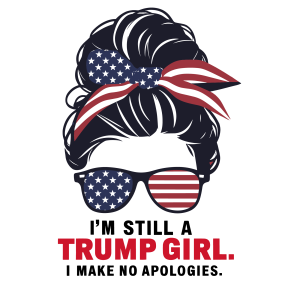 I’M Still A Trump Girl Logo Template
