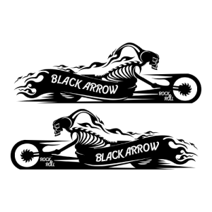 Black arrow moto Logo PNG SVG Vector