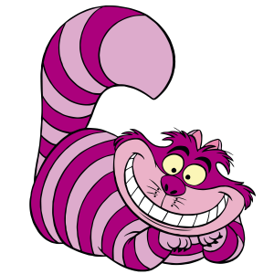 Alice in wonderland Cheshire Cat Vector 6