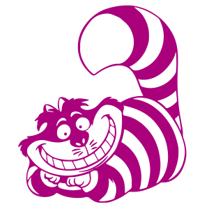 Alice in wounderland Cheshire Cat Vector
