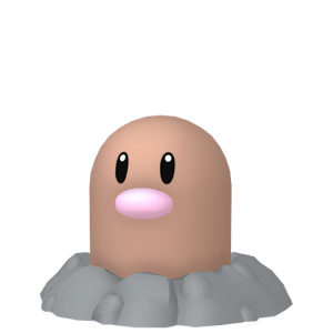 Pokemon Diglett Vector