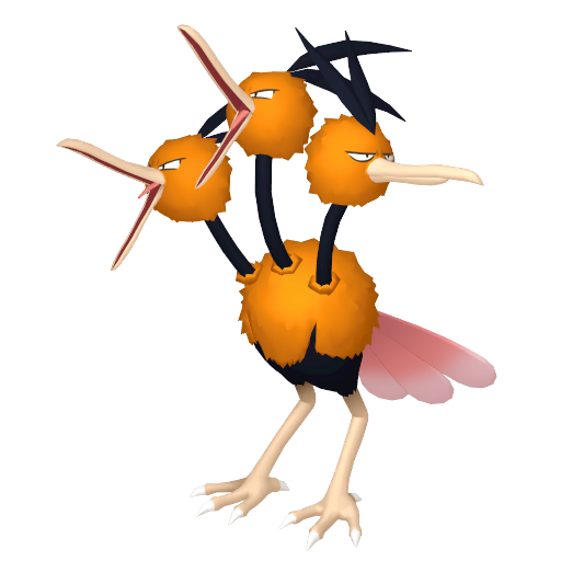 Pokemon Dodrio Vector Pokemon Dodrio Vector