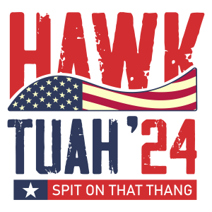 Hawk Tuah Spit On That Thang Logo Template 27