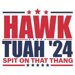 Hawk Tuah Spit On That Thang Logo Template 22